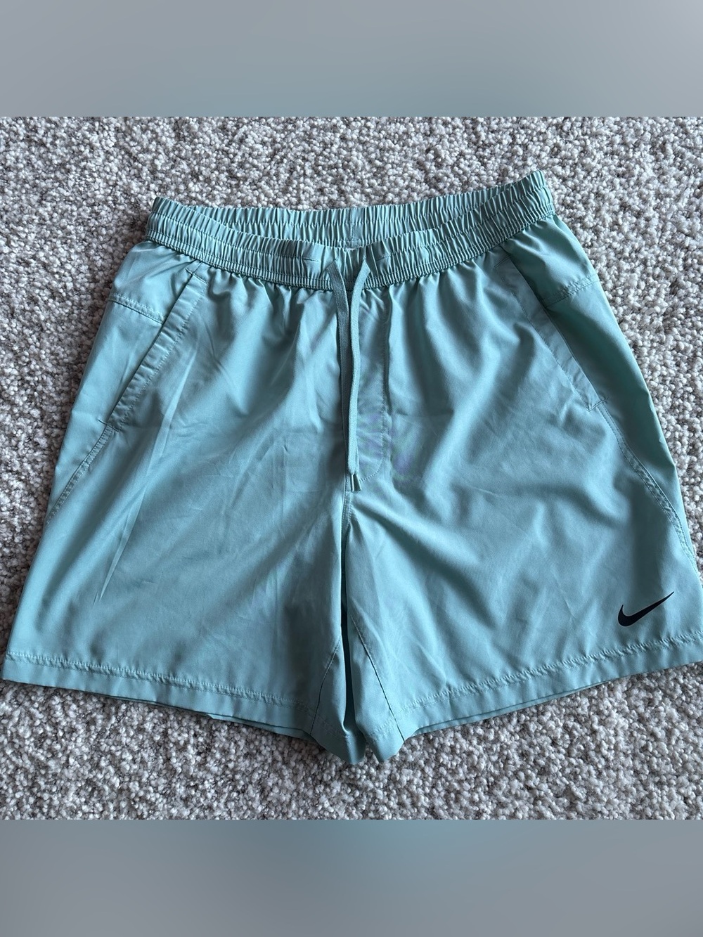Men's Teal Nike Dri-Fit Drawstring Shorts